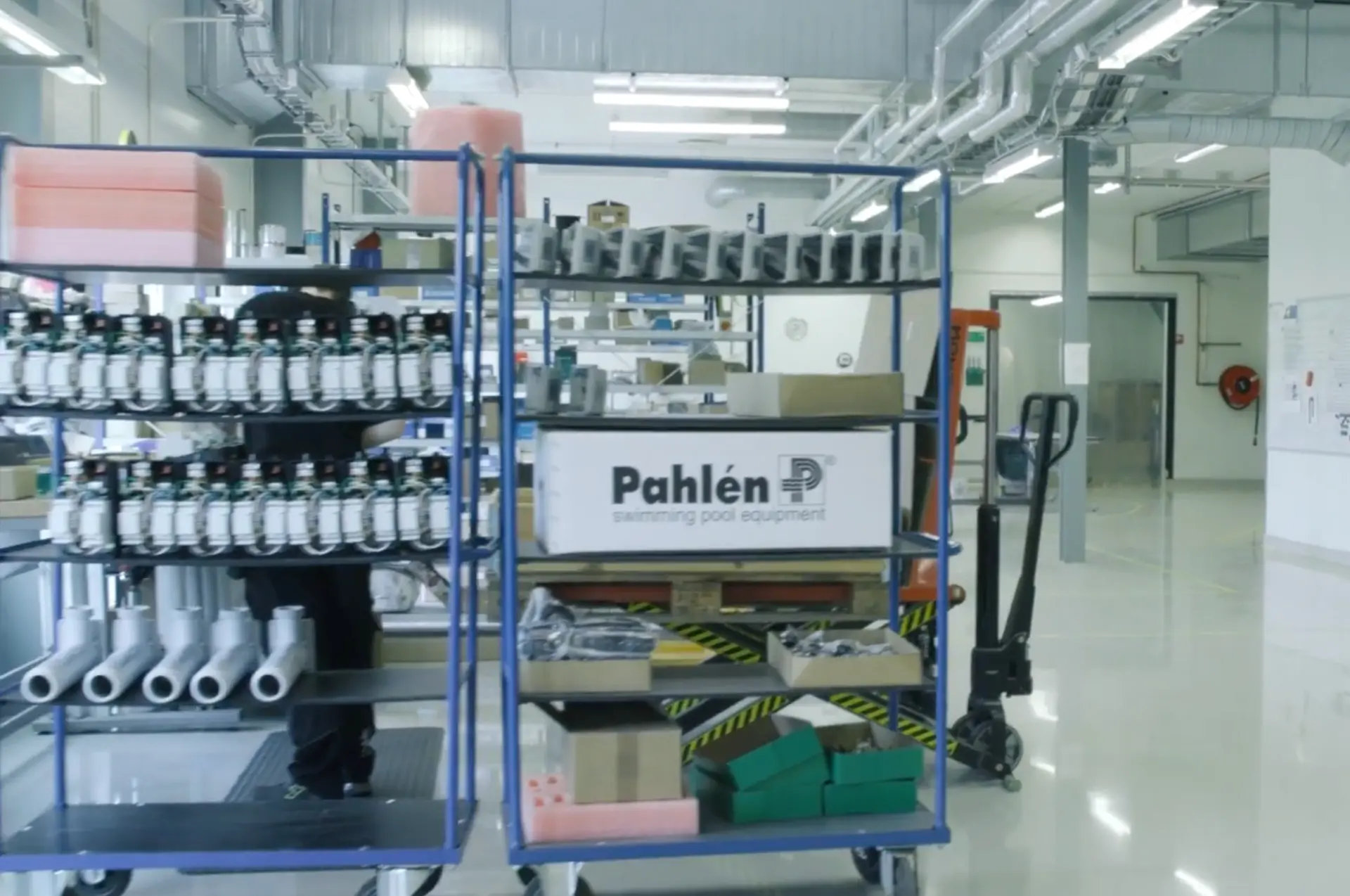 Pahlén production with Aqua Mini heaters ready for assembly